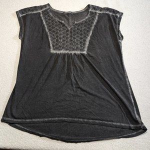 Shirt - No tag. Sleeveless blouse. Grey with a bit of white